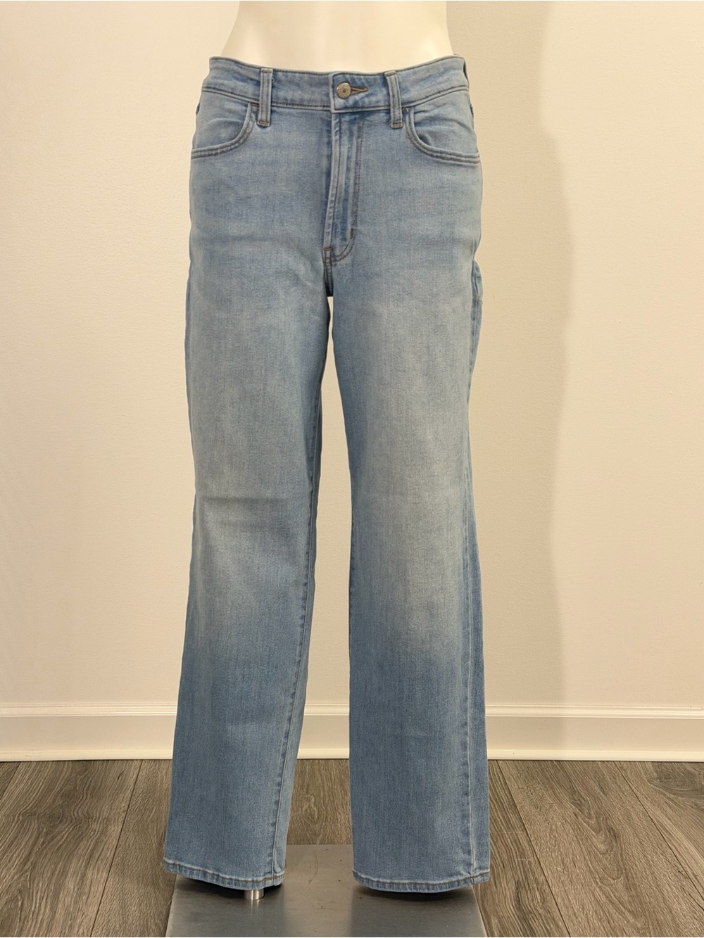 Old Navy Light Blue High-Rise Wide-Leg Jeans